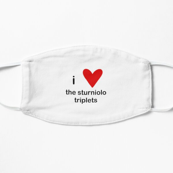 i love the sturniolo triplets     Flat Mask RB1412 product Offical sturniolo triplets Merch
